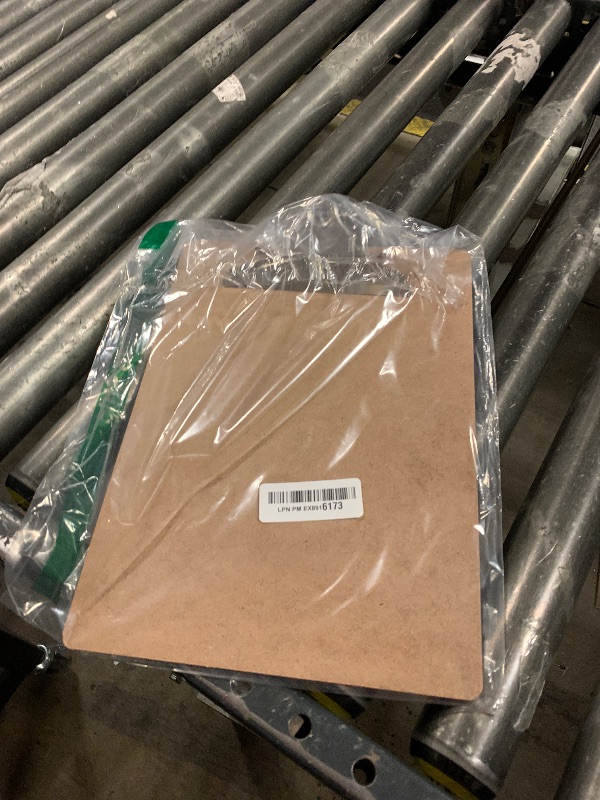 Photo 1 of Officemate Recycled Wood Clipboard, Letter Size, 9" x 12.5" with 6" Clip, 3 Pack (83133),Brown