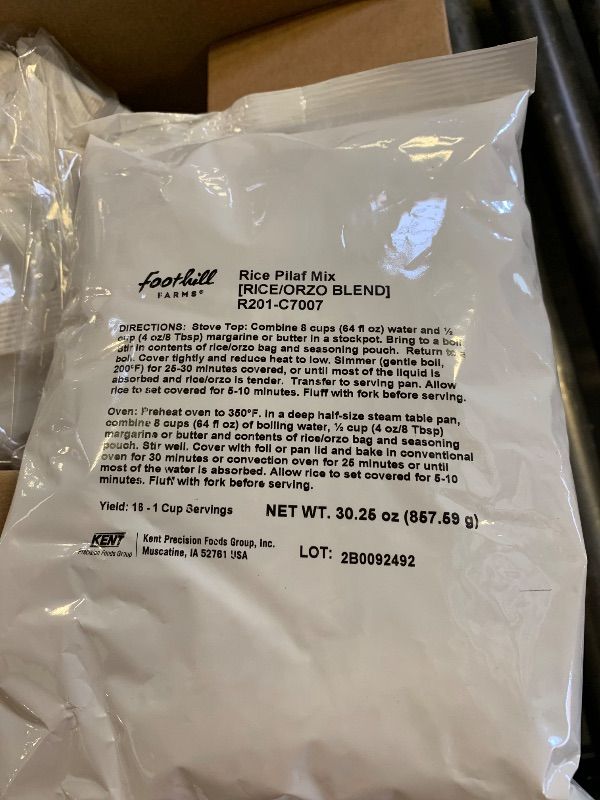 Photo 1 of EXP 10/31/2025 BOX OF RICE PILAF MIX
