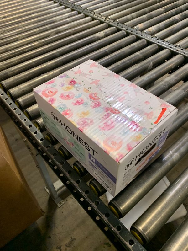 Photo 1 of The Honest Company Clean Conscious Diapers for Delicate Skin | Up to 100% Leakproof | Hypoallergenic, Fragrance Free | Girl Prints | Club Box, Size Newborn, 72 Count (Prints May Vary)