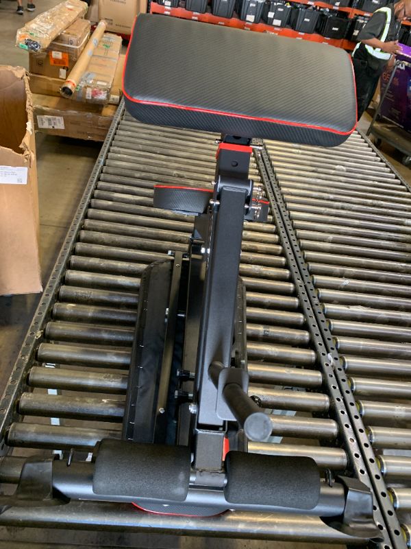 Photo 1 of Adjustable Weight Bench - Utility workout Benches for Exercise, Free Installation Design for Portable Fitness Strength Training Equipment at Home Gym