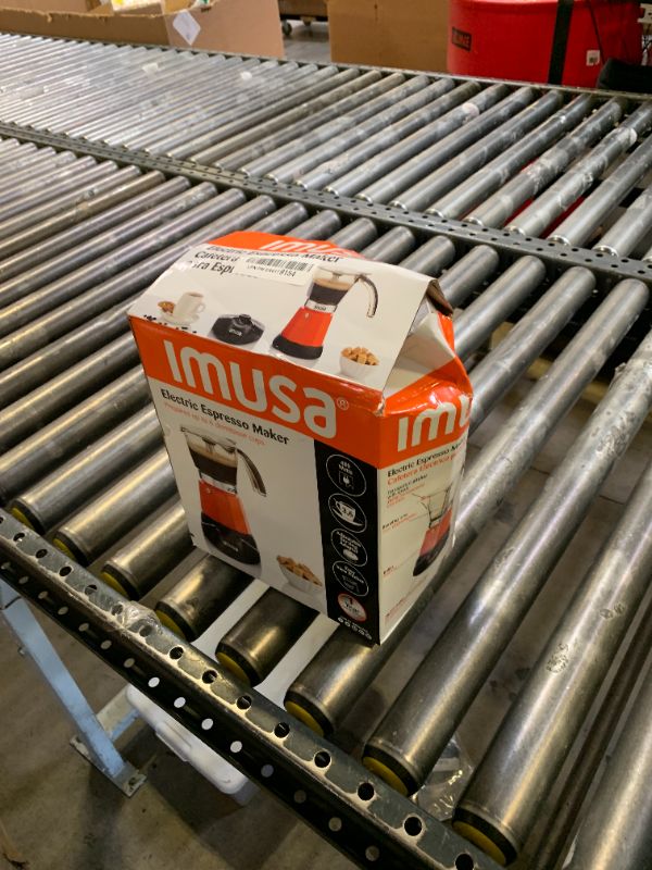 Photo 1 of IMUSA 6 or 3cup Electric Espresso Maker, Orange