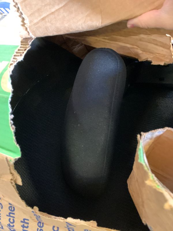 Photo 1 of BOLISS 400lbs Mesh Ergonomic Office Drafting Chair Big Adjustable Foot Ring Height Adjustable Armrest (Black)
