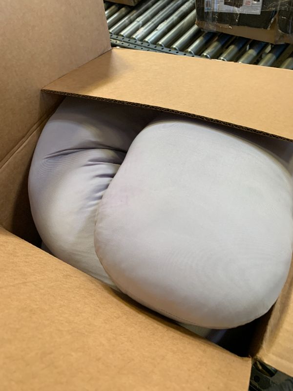 Photo 1 of Momcozy Pregnancy Pillow with Cooling Cover, Dreamlign U Pro Maternity Pillow with Adjustable Leg Pillow - Support for Back, HIPS, Belly, Legs for Pregnant Women, 50-72 Inch Full Body Pillow, Grey