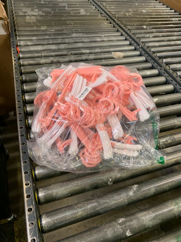 Photo 1 of Baby Hangers for Nursery Closet 80 Pack Plastic Kids Clothes Hanger Space Saving Non Slip Extendable Toddler 11-14” Adjustable Hangers Heavy Duty Clothing Infant Hanger Bulk, Pink