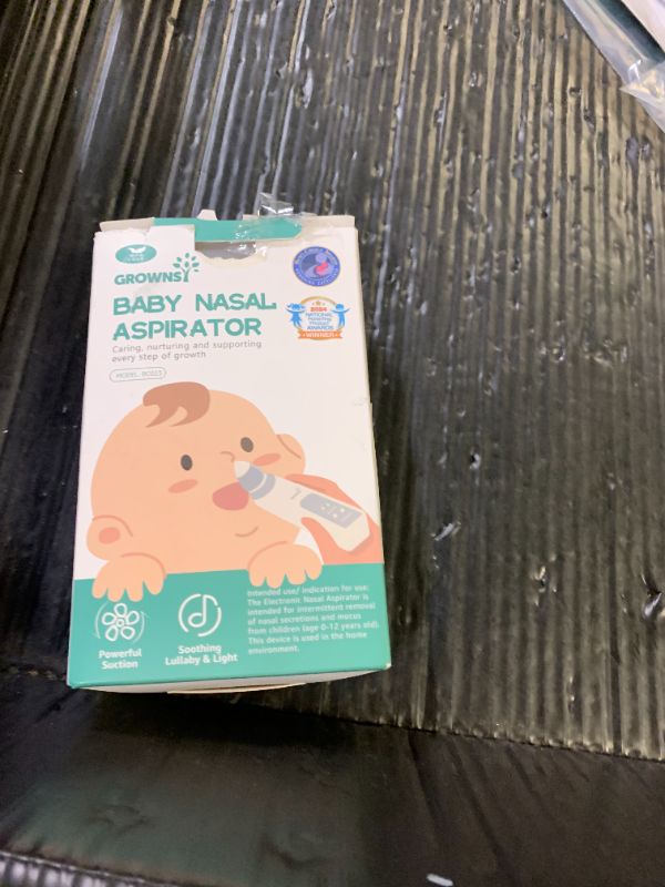 Photo 1 of GROWNSY Nasal Aspirator for Baby, Electric Baby Nose Sucker with Larger Suction Chamber and More Powerful Suction, Automatic Nose Cleaner with Music and Light Soothing Function