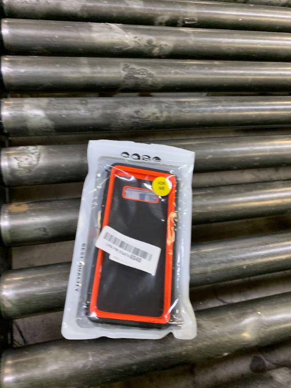 Photo 1 of WOGROO Case for Galaxy Note 8, Heavy-Duty Tough Rugged Shockproof Drop Protective Cover Cases for Samsung Galaxy Note 8, Black+Orange
