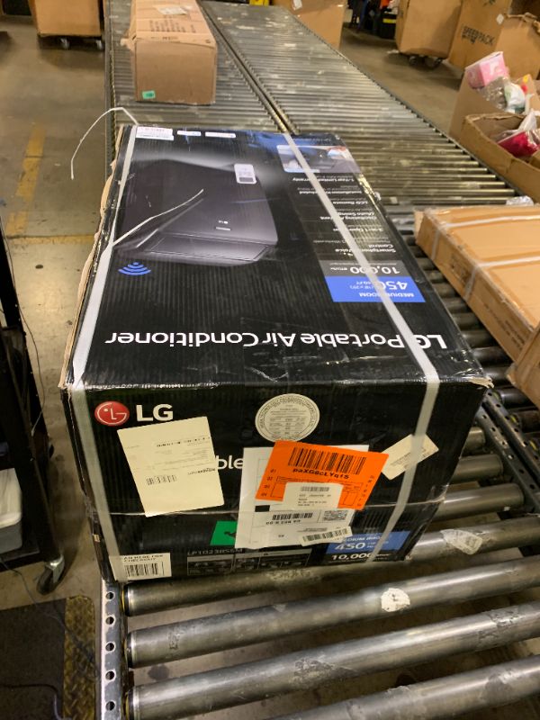 Photo 1 of LG 10000 BTU (DOE) / (13500 ASHRAE) Portable Air Conditioners Cools 450 Sqft Easy Install & WiFi App Remote Eco-friendly, Quiet Medium & Large Room Air Conditioner AC Unit Home Black LP1023BSSM