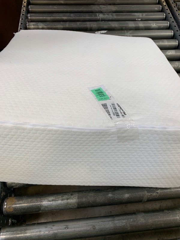 Photo 1 of Bed Wedge Pillow with Foam Top for Sleeping, 10 Inch Elevated Support Triangle Pillow for Reading and Rest, Bed Pillow for Legs and Back Support with Washable Cover