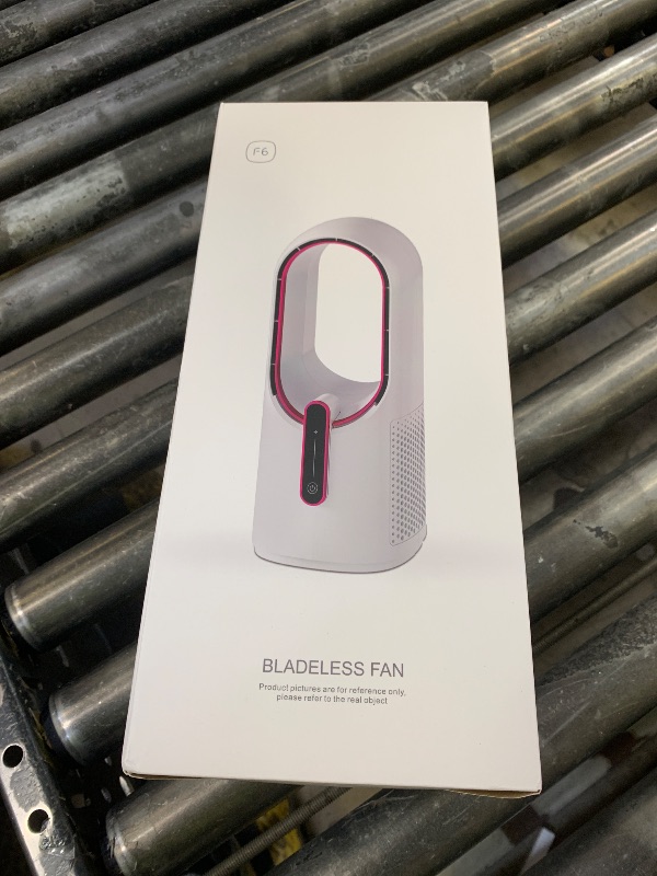 Photo 1 of KONSIDEN Desk Fan Bladeless, 11.8 Inch Office Fan Small, Quiet, 3 Speed Adjustment, Touch Control, Easy to Clean, Desk Fans Small Quiet, Ideal for Office, Living Room, Bedroom