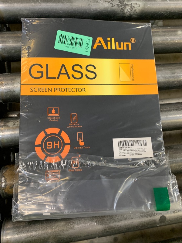 Photo 1 of Ailun Screen Protector for iPad 11th A16 2025 [11 Inch] / 10th Generation 2022 [10.9 Inch], Tempered Glass [Face ID & Apple Pencil Compatible] Ultra Sensitive Case Friendly [2 Pack]
