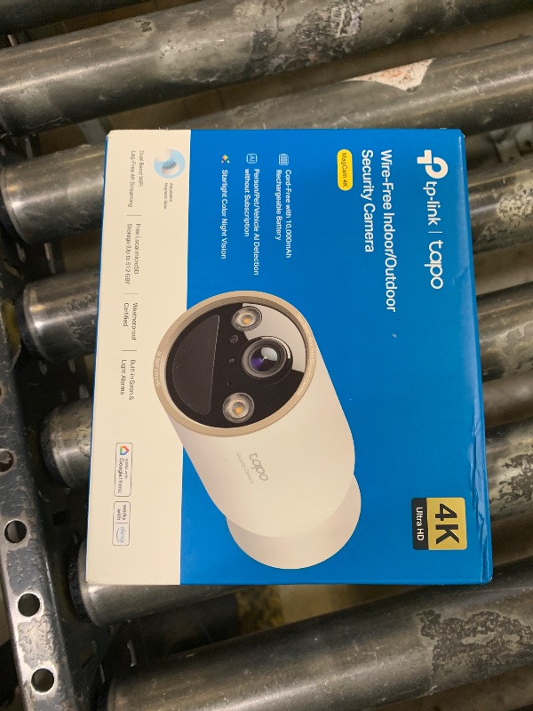 Photo 1 of Tapo 4K Ultra HD Outdoor Battery Security Camera – Up to 200 Day Battery, Free Person/Vehicle Detection, Starlight Color Night Vision, Works w/Alexa and Google Home, MagCam 4K