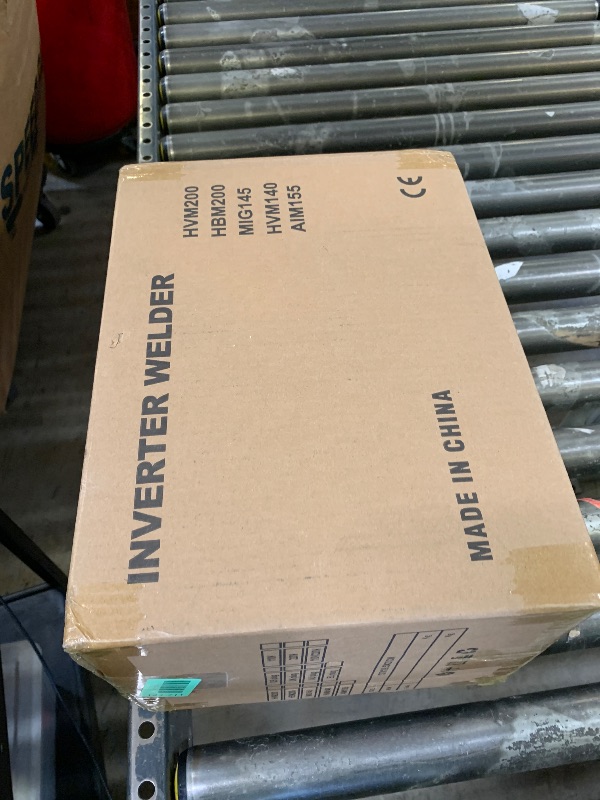 Photo 1 of H HZXVOGEN 145A MIG Welder, 110V/220V Flux Core Welder with Synergy, IGBT Inverter Portable Gasless Welder Equipment Dual Voltage MIG Welding Machine