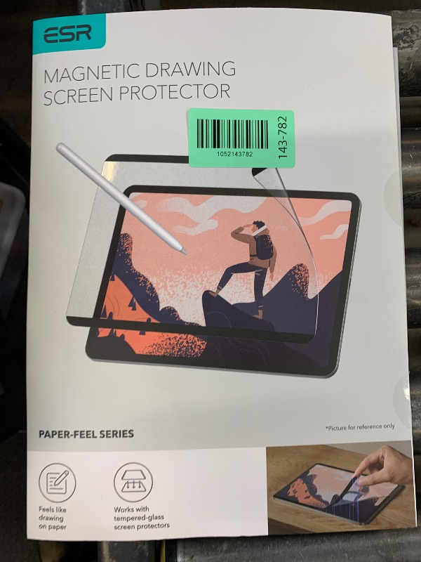 Photo 1 of ESR for iPad Pro 11 Inch M4 Paper-Feel Magnetic Screen Protector 2024, Write and Draw Like on Paper, Detachable and Reusable, Compatible with Tempered Film, Matte Finish