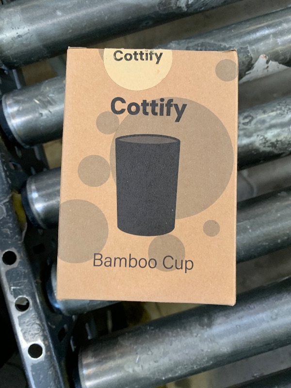 Photo 1 of Cottify Bamboo Toothbrush Holder with Drainage, Quick Drying Bathroom Cup Holder, Toothpaste Holder, Wood Toothbrush Drainer, Stripes Glossy
