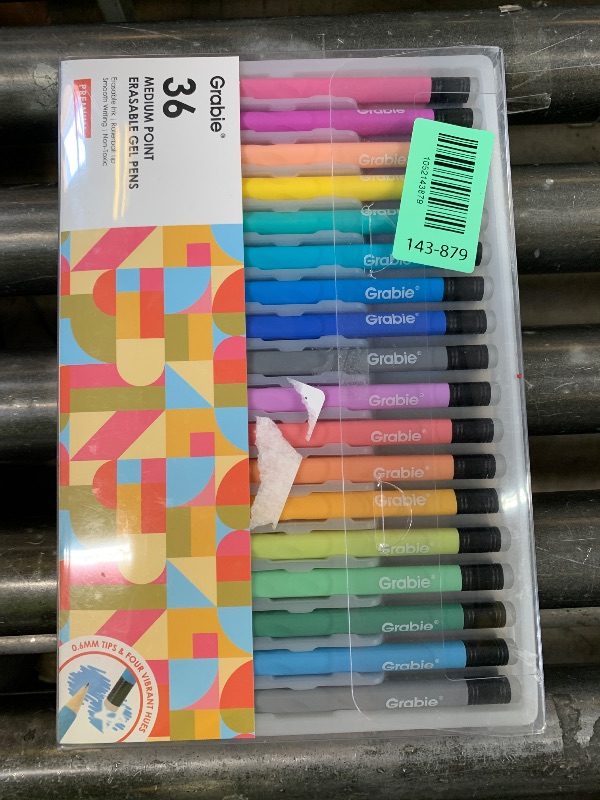 Photo 1 of Grabie 36 Colors Erasable Gel Pens, Make Mistakes Disappear Colored Pens, Assorted Color Inks for Drawing Writing Planner, Set of 36