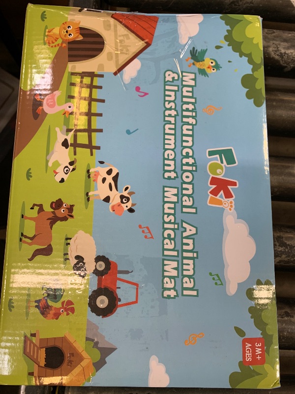 Photo 1 of Foki 3-in-1 Musical Mats, Child Floor Piano Drum Animal Music Play Mat Montessori Sensory Early Educational Musical Learning Toys for Baby Girls Boys Birthday Toddlers 1-5 Years Old