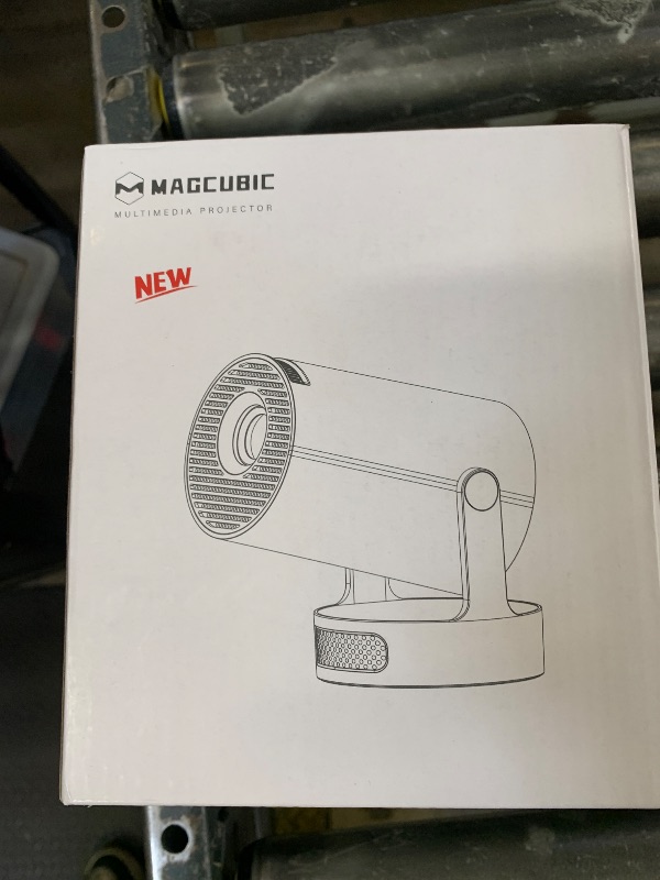 Photo 1 of Magcubic Mini Projector 4K support with WiFi 6 and Bluetooth 5.4, 5w Soundbase Speaker, Auto Vertical Keystone 180°Rotatable Portable Proyector for Home Bedroom Outdoor HY300Pro+