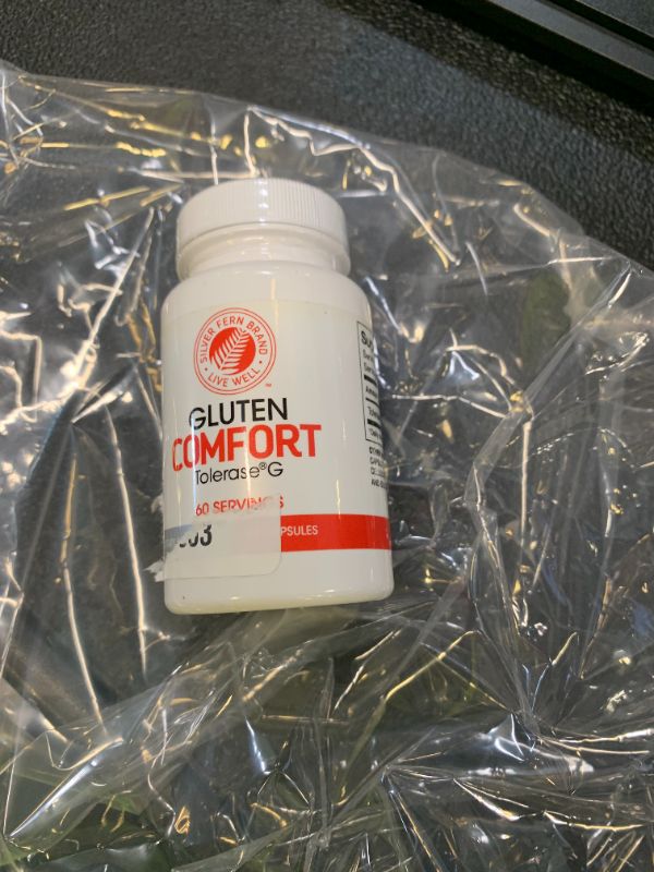 Photo 1 of Silver Fern Gluten Comfort with Tolerase G - 1 Bottle - 60 Capsules