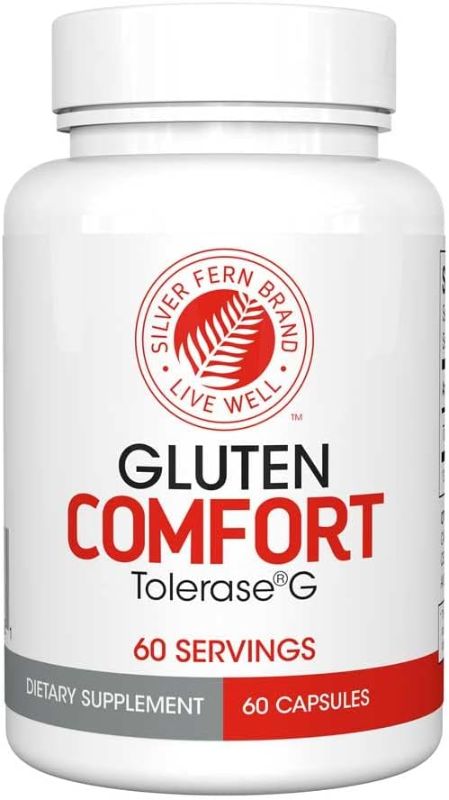 Photo 1 of Silver Fern Gluten Comfort with Tolerase G - 1 Bottle - 60 Capsules