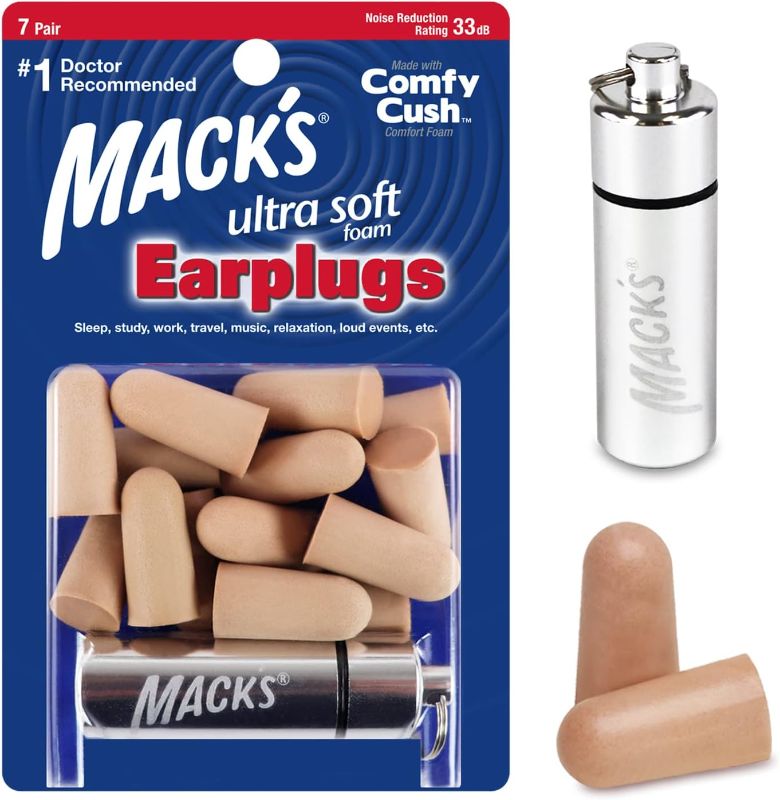 Photo 1 of Mack’s Ultra Soft Foam Earplugs 7 pair