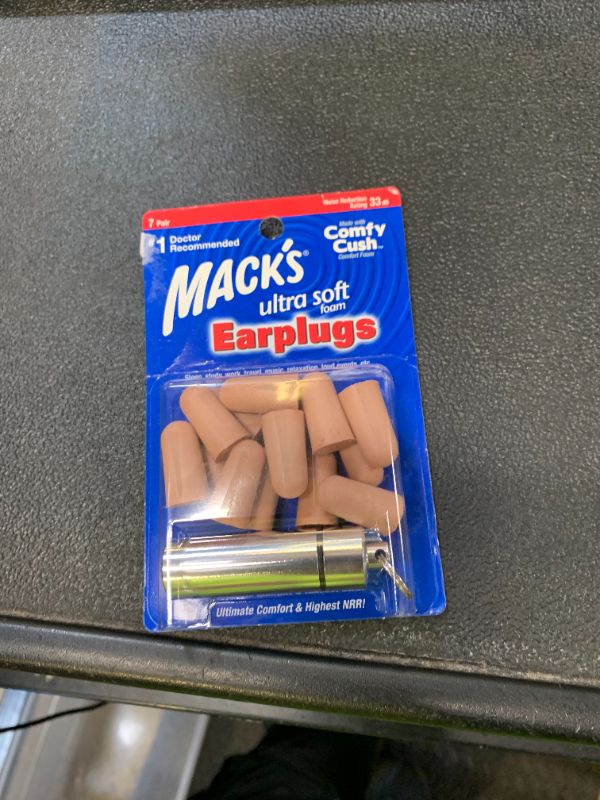 Photo 1 of Mack’s Ultra Soft Foam Earplugs 7 pair