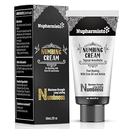 Photo 1 of Numbing Cream Maximum Strength Long Lasting with 5x Numbing Emu Oil and Arnica 60ml