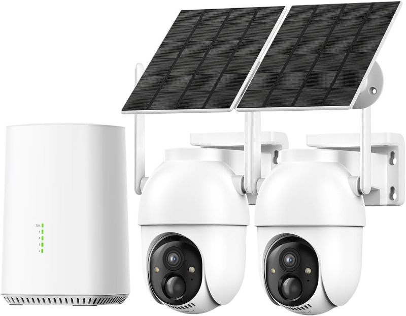 Photo 1 of 
Aume Security Cameras Wireless Outdoor with Home Base, No Subscription, Solar
