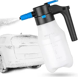 Photo 1 of 1.5L Electric Car Foam Sprayer Battery Foam Sprayer for Car Washing Electric Pressure Washer Foam Cannon