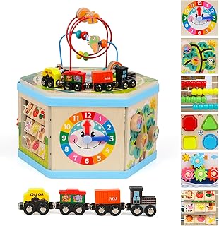 Photo 1 of fopnets wooden activity cube