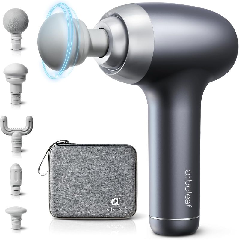 Photo 1 of arboleaf Massage Gun Deep Tissue - Althletic Percussion Muscle Back Massager for Pain Relief Powerful Electric Massage Gun with Case, Portable, Handheld