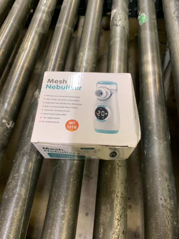 Photo 1 of Mesh Nebulizer, Portable Nebulizer with Intuitive LED Interface and Auto-Cleaning, Handheld Nebulizer for Adults Kids
