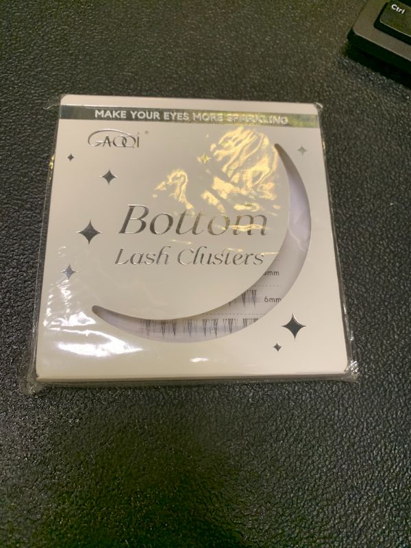 Photo 1 of GAQQI Bottom Lash Clusters Natural Bottom Lashes Clear Band, DIY Lash Extensions Lower Lashes, Soft & Comfortable Thin Band Bottom Eyelashes Wispy Daily Style 5mm+6mm 48pcs(B10)