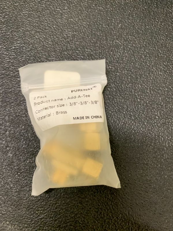 Photo 1 of 2 pack add a tee connectors 3/8" - 3/8" - 3/8"