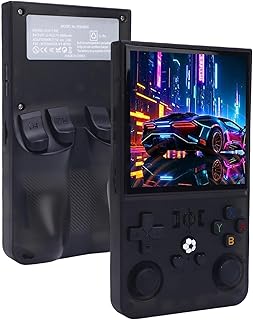 Photo 1 of R36MAX Retro Handheld Game Console, Built in Memory, Open Source Linux, 30 Emulators, 4000mAh Rechargeable, 4.0 Inch Screen 720x720, with Portable Case