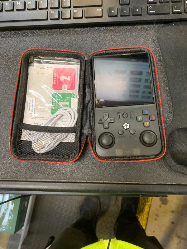 Photo 1 of R36MAX Retro Handheld Game Console, Built in Memory, Open Source Linux, 30 Emulators, 4000mAh Rechargeable, 4.0 Inch Screen 720x720, with Portable Case