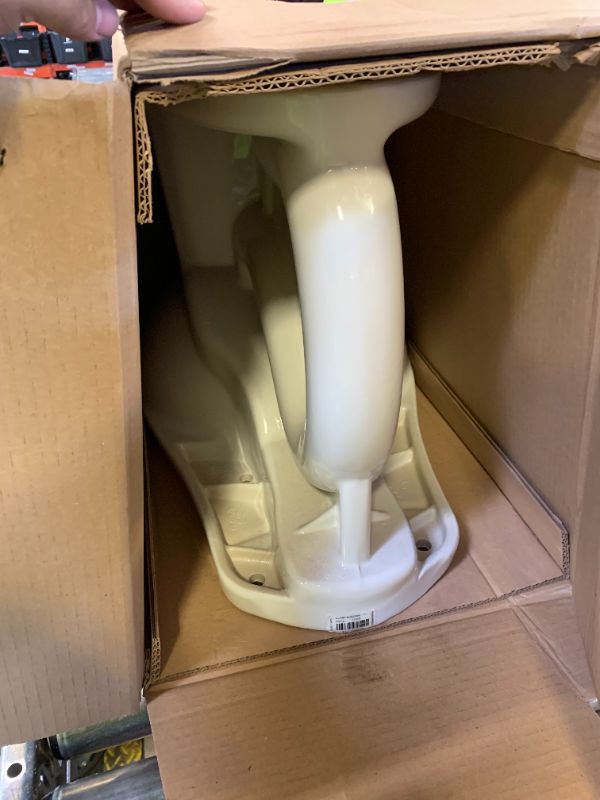 Photo 1 of American Standard 606AA002.020 H2Option Two-Piece Toilet with Toilet Seat and Wax Ring, Elongated Front, Chair Height, Dual Flush, White, 0.92 - 1.28 gpf