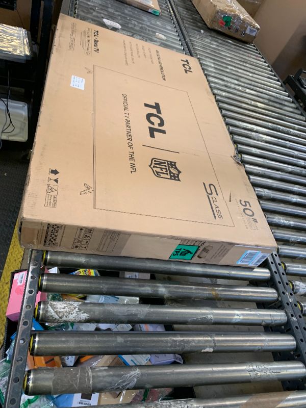 Photo 1 of TCL 50-Inch Class S4 4K LED Smart TV with Roku TV (50S450R, 2023 - Model), Dolby Vision, HDR, Dolby Atmos, Works with Alexa, Google Assistant and Apple HomeKit Compatibility, Streaming UHD Television