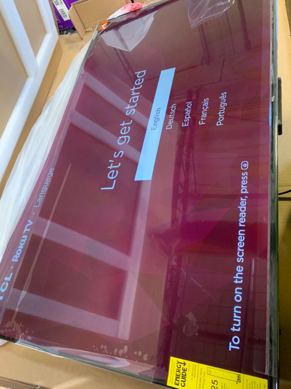 Photo 1 of TCL 50-Inch Class S4 4K LED Smart TV with Roku TV (50S450R, 2023 - Model), Dolby Vision, HDR, Dolby Atmos, Works with Alexa, Google Assistant and Apple HomeKit Compatibility, Streaming UHD Television
