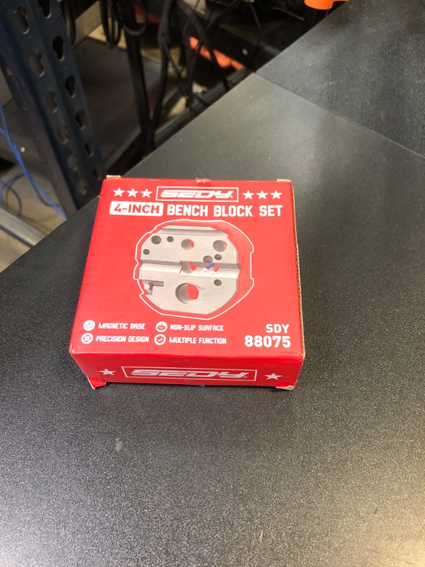 Photo 1 of SEDY Universal Bench Block with Non-Marring, Magnetic Bench Block Armorers with Multi-Hole Slip-Resistant for Maintenance