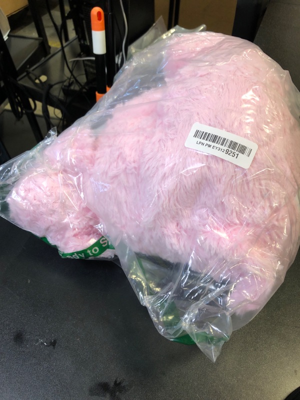 Photo 1 of Tezituor 19.6 Inch Plush Elephant Stuffed Animal Giant Pink Elephant Toys Soft & Cuddly Plush Animal Gift for Girls, Kids Birthday Christmas Valentine's Day