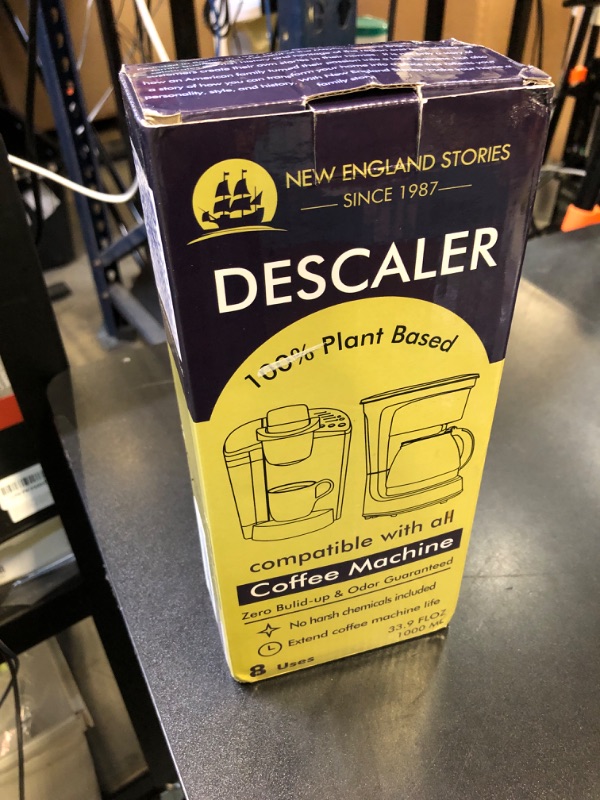 Photo 1 of 8 Uses Descaling Solution Compatible with Keurig, Nespresso, Breville, Delonghi, Jura, Ninja - 33.8oz Coffee Machine Descaler, Espresso Coffee Maker Cleaner, Coffee Pot Limescale Remover