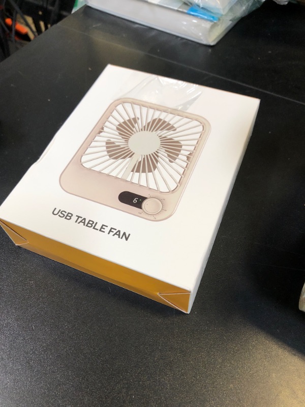 Photo 1 of Cooperwin Travel Fan for Sleeping, 6.8" Small Portable Fan Rechargeable Battery Powered, 100 Speeds Personal Mini Desk Fan for Office Bedroom, Cruise Ship Beach Vocation Travel Essentials, White