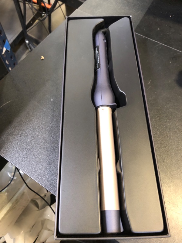 Photo 1 of Bio Ionic GoldPro 1" Curling Wand, Blue, Moisture Heat Technology & 24K Gold MX, Long Barrel Ceramic Curling Iron with Adjustable Heat, Versatile Hair Curler for Long-Lasting Curls