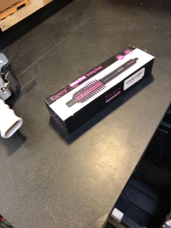 Photo 1 of Farery Mini Thermal Brush 3 Temperature Adjustable, Travel Curling Iron for Short Hair 1 Inch, Heated Round Brush for Soft Curls, Lightweight Curling Wand Perfect for Bouncy Hair, Dual Voltage