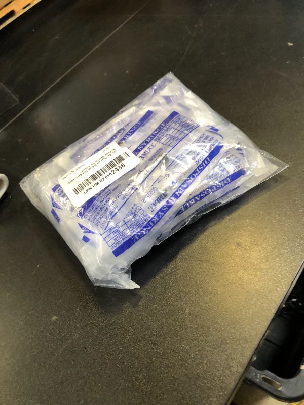 Photo 1 of 3ml Syringe with Cap,3ml Syringe Without Needle for Liquids,30 Pack Sterile Packaged