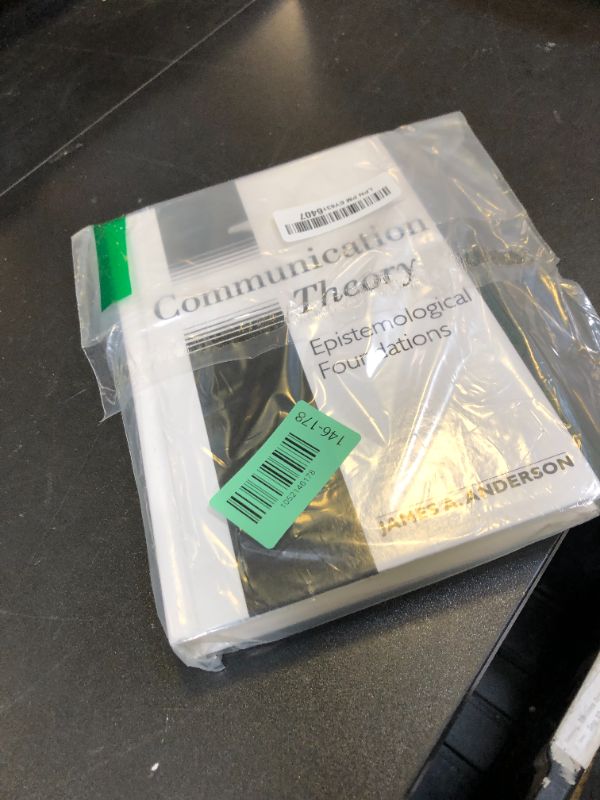 Photo 1 of Communication Theory: Epistemological Foundations 1st Edition
