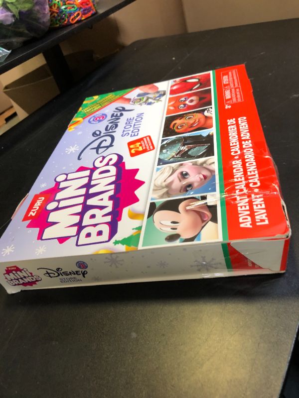 Photo 1 of Disney Advent Calendar by ZURU Mini Brands Limited Edition Advent Calendar, 24 Days of Suprises, Mini Figures, Fun Christmas Toys for Kids, Best Gift for Girls and Boys Ages 3+