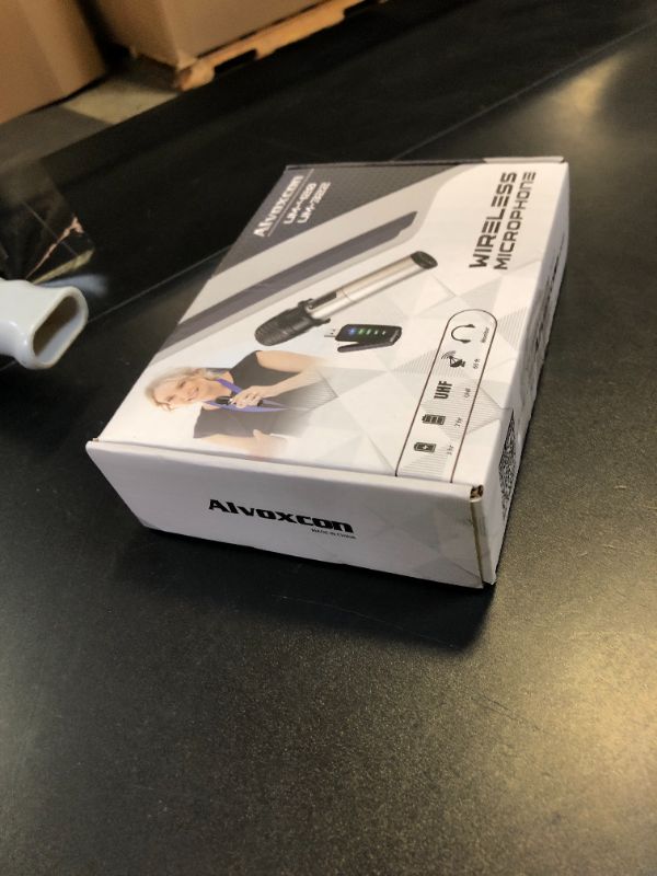 Photo 1 of Alvoxcon Wireless Microphone for Computer, USB Rechargeable Dual Handheld Mic System for MacBook, PC Laptop, Zoom Meeting, Classroom Teaching, Teacher Podcast, vlog