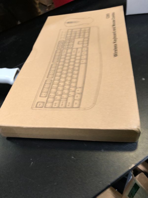 Photo 1 of C203 Wireless Keyboard and Mouse Combo – Black – 2.4GHz Cordless Set for systems
