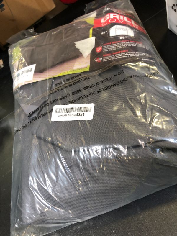 Photo 1 of GrillTough Heavy Duty BBQ Grill Cover for Outdoor Grill, 58 Inch – Waterproof, Weather Resistant, UV & Fade Resistant with Adjustable Straps – Gas Grill Cover for Weber, Charbroil, etc. Charcoal